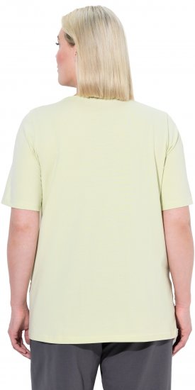 Ulla Popken Essential Square Neck Stretch Tee Pistachio - T-shirty - 