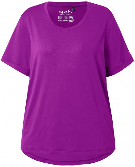 Ulla Popken UPF 50 Quick Drying Tee Blackberry - T-shirty - 
