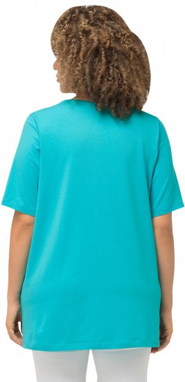 Ulla Popken Essential Round Neck Stretch Tee Black - T-shirty - 