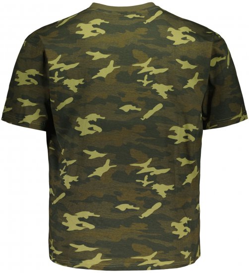 Big Bones X2175 Camo T-Shirt Green - Koszulki - T-shirty meskie Duże Rozmiary - 2XL-14XL
