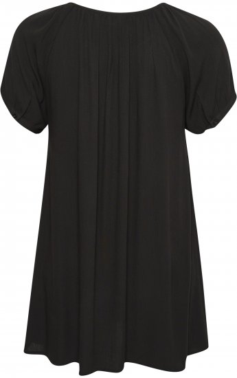 Kaffe Curve Ami Krótki rękaw Tunika Głęboka czerń - T-shirty - 