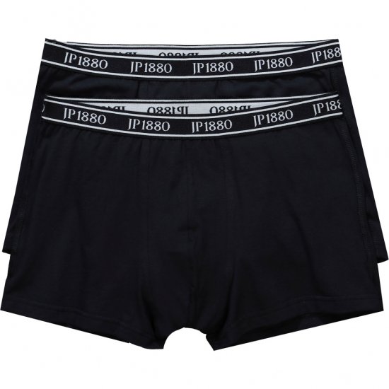 JP1880 Boxershorts Flexnamic 2-Pack Black - Bielizna & stroje kąpielowe - Bielizna & Stroje kąpielowe 2XL-8XL