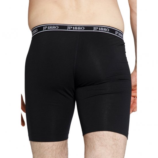JP1880 Boxers Flexnamic OEKO-TEX Long Black - Bielizna & stroje kąpielowe - Bielizna & Stroje kąpielowe 2XL-8XL