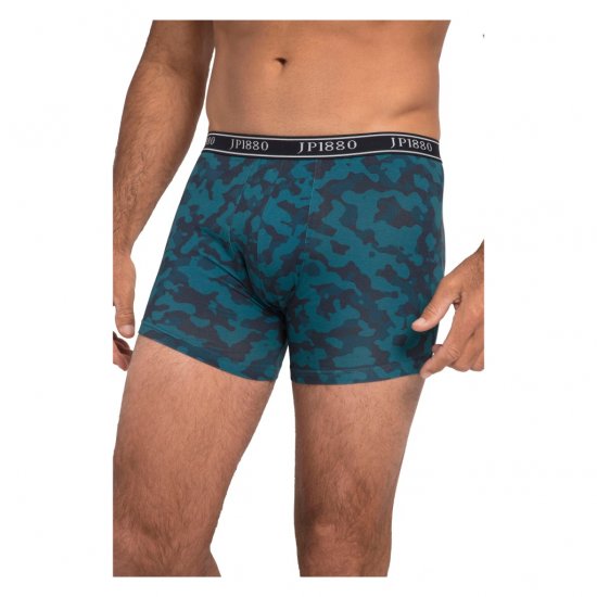 JP1880 Boxershorts Flexnamic OEKO-TEX Mid 2-Pack Blue - Bielizna & stroje kąpielowe - Bielizna & Stroje kąpielowe 2XL-8XL