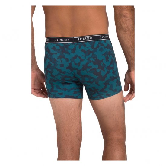 JP1880 Boxershorts Flexnamic OEKO-TEX Mid 2-Pack Blue - Bielizna & stroje kąpielowe - Bielizna & Stroje kąpielowe 2XL-8XL