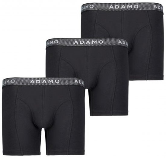 Adamo Jerry Maxi Boxers 702 Black 3-pack - Bielizna & stroje kąpielowe - Bielizna & Stroje kąpielowe 2XL-8XL