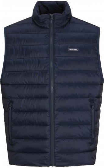 Jack & Jones Louis Light Bodywarmer Puffer Gilet Navy - Kamizelki - Kamizelki w dużych rozmiarach