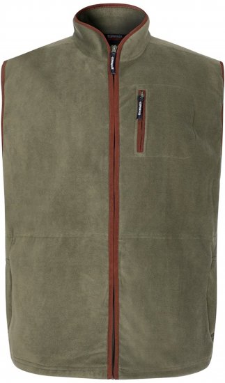 Espionage FL047 Microfleece Gilet Olive Green - Kamizelki - Kamizelki w dużych rozmiarach