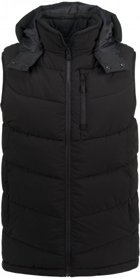 JP1880 Quilted Gilet DownTouch Padding Black - Kurtki Męskie Duże Rozmiary - Kurtki Duże rozmiary 2XL-8XL