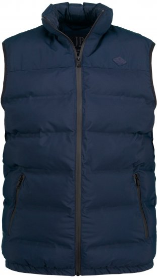 JP1880 Quilted Gilet Stand-up Collar Navy - Kurtki Męskie Duże Rozmiary - Kurtki Duże rozmiary 2XL-8XL
