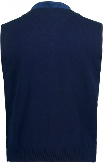 JP1880 Velvet Vest Traditional Blue - Ubrania wizytowe - Ubrania świąteczne i wizytowe – Świętuj stylowo i wygodnie