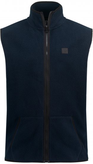 JP1880 Fleece Gilet Stomach Fit Navy - Kurtki Męskie Duże Rozmiary - Kurtki Duże rozmiary 2XL-8XL