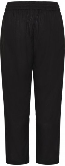 Kaffe Curve Mille Wide Pants Black Deep - Spodnie materiałowe - 