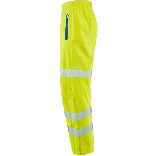 Leo Lundy Ltec 20K High Performance Breathable Waterproof Ov Hi-Vis Yellow - Odzież robocza - Odzież robocza 3XL-6XL