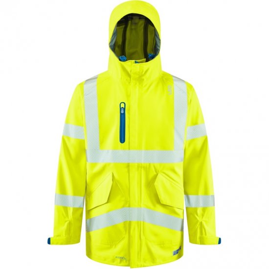 Leo Marisco LTEC 20K High Performance Breathable Waterproof Hi-Vis Yellow - Odzież robocza - Odzież robocza 3XL-6XL