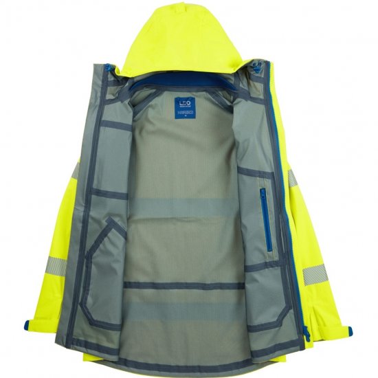 Leo Marisco LTEC 20K High Performance Breathable Waterproof Hi-Vis Yellow - Odzież robocza - Odzież robocza 3XL-6XL