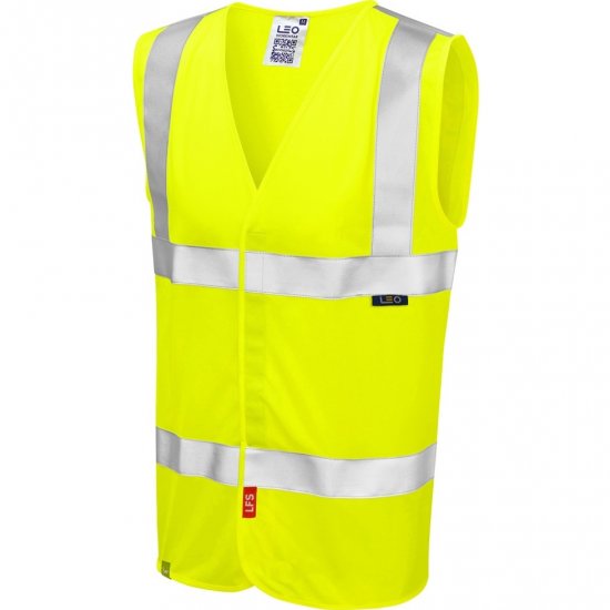 Leo Milford Ecoviz Lfs Waistcoat Hi-Vis Yellow - Odzież robocza - Odzież robocza 3XL-6XL
