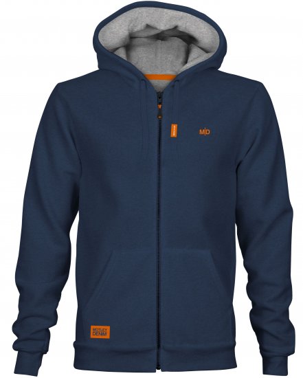 Motley Denim Copenhagen Hoodie Dark Indigo - Bluzy & bluzy z kapturem - Bluzy & Bluzy z kapturem 2XL-12XL