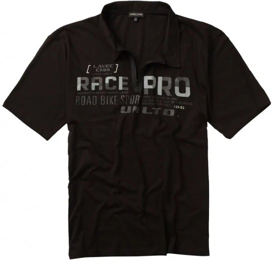 Lavecchia 2030 Polo Shirt Short Sleeve Black - Koszulki polo - Koszulki Polo 2XL-8XL