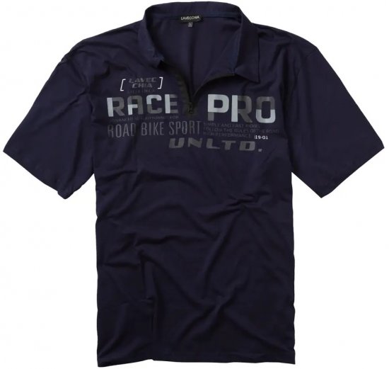 Lavecchia 2030 Polo Shirt Short Sleeve Navy - Koszulki polo - Koszulki Polo 2XL-8XL