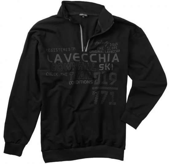 Lavecchia 2029 Sweatshirt Black - Bluzy & bluzy z kapturem - Bluzy & Bluzy z kapturem 2XL-12XL