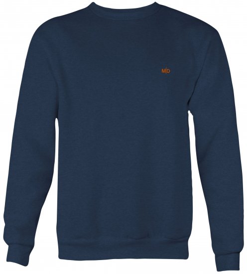 Motley Denim Oslo Sweatshirt Dark Indigo - Bluzy & bluzy z kapturem - Bluzy & Bluzy z kapturem 2XL-12XL