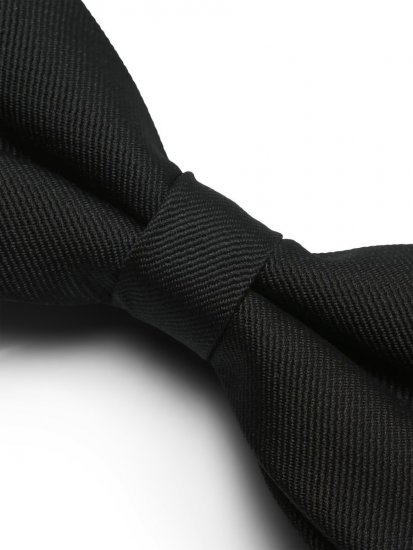 Jack & Jones Solid Muszka Czarna - Krawaty i muszki - 