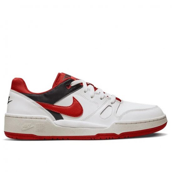 Nike FULL FORCE LO Men Sneakers Red-White - Buty męskie 40-52 - 
