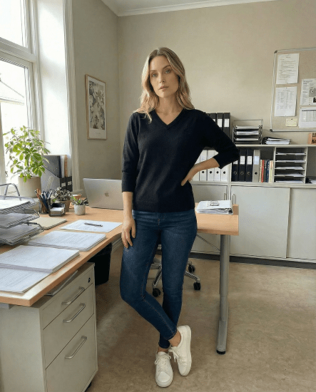 Nora Mikken GELINA Sweater Black - ODZIEŻ DAMSKA XS-XXL - 