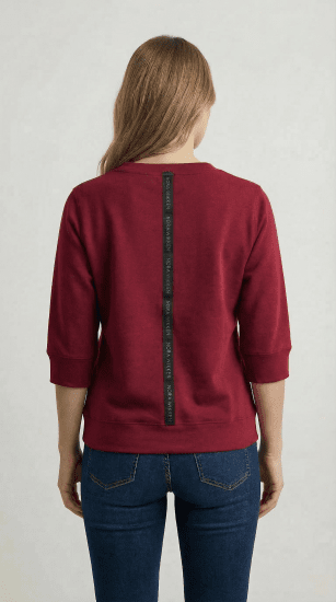 Nora Mikken GELINA Sweater Burgundy - ODZIEŻ DAMSKA XS-XXL - 