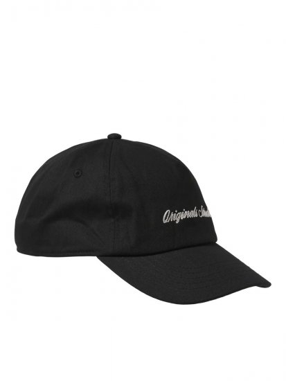 Jack & Jones Frame Norrebro Czapka z daszkiem Czarna - Czapki z daszkiem - 