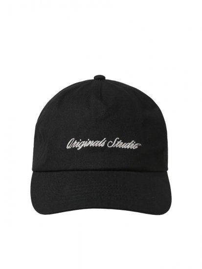 Jack & Jones Frame Norrebro Czapka z daszkiem Czarna - Czapki z daszkiem - 