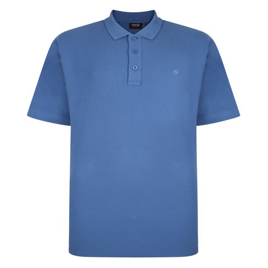 Espionage P074C Koszulka Polo z Krótkim Rękawem Chabrowy - Koszulki polo - Koszulki Polo 2XL-8XL