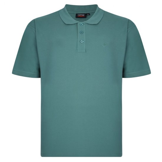 Espionage P074C Koszulka Polo z Krótkim Rękawem Świerkowa Zieleń - Koszulki polo - Koszulki Polo 2XL-8XL