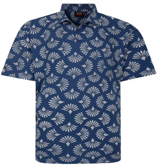 Espionage P219 koszulka polo we wzór muszli - Koszulki polo - Koszulki Polo 2XL-8XL
