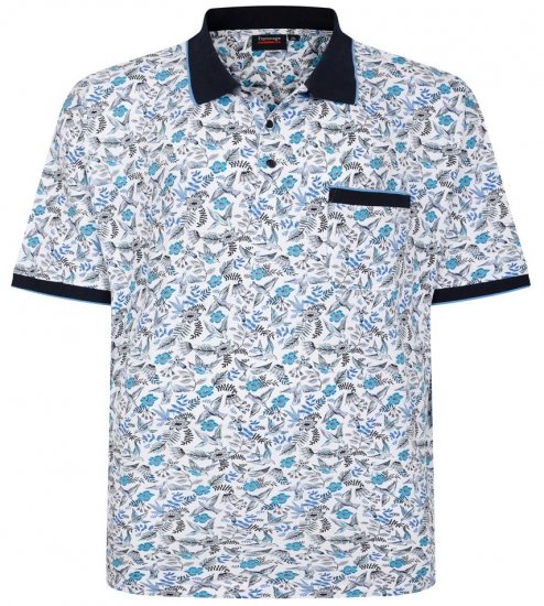 Espionage P224 koszulka polo we wzór ptaków - Koszulki polo - Koszulki Polo 2XL-8XL