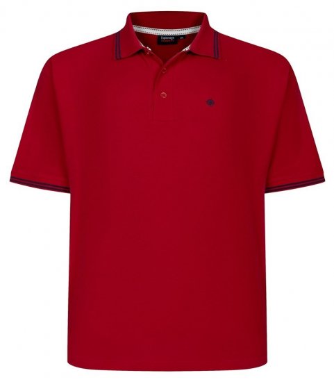 Espionage P232 Koszulka polo pique czerwony/granatowy - Koszulki polo - Koszulki Polo 2XL-8XL