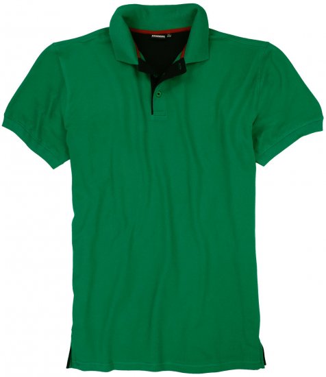 Adamo Pablo Comfort fit Polo shirt Green - Koszulki polo - Koszulki Polo 2XL-8XL