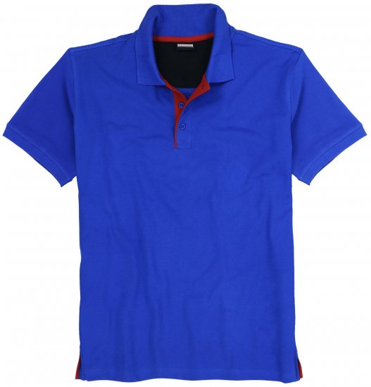 Adamo Pablo Comfort fit Polo Shirt Royal Blue - Koszulki polo - Koszulki Polo 2XL-8XL