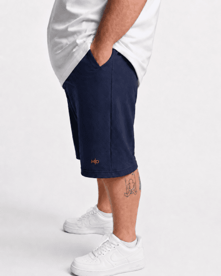 Motley Denim Paris Sweatshorts Dark Indigo - Dresy & spodenki dresowe - Dresy & Spodnie Dresowe 2XL-12XL