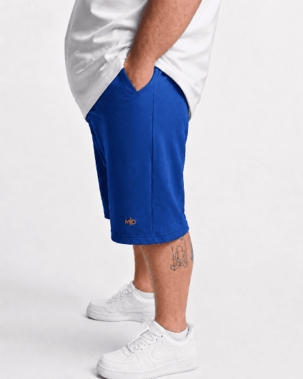Motley Denim Paris Sweatshorts Royal Blue - Dresy & spodenki dresowe - Dresy & Spodnie Dresowe 2XL-12XL