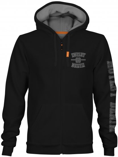 Motley Denim Parma Hoodie Black - Bluzy & bluzy z kapturem - Bluzy & Bluzy z kapturem 2XL-12XL
