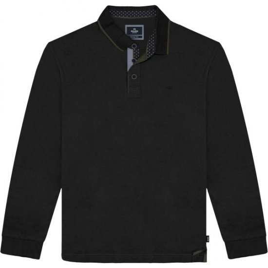 Double Outfitters PS-3098 Polo Shirt Print Black - Koszulki polo - Koszulki Polo 2XL-8XL