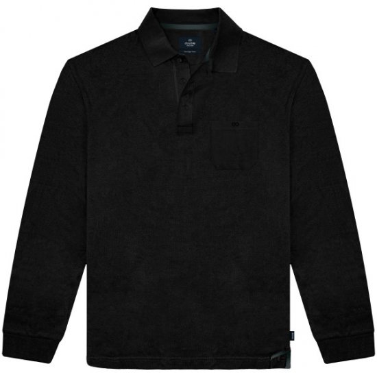 Double Outfitters PS-3100 Polo Shirt Chest Pocket Black - Koszulki polo - Koszulki Polo 2XL-8XL