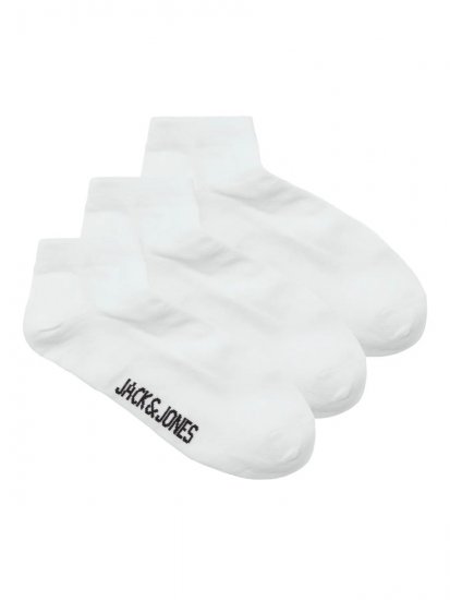Jack & Jones Louis Skarpety Biały 3-pack - Bielizna & stroje kąpielowe - Bielizna & Stroje kąpielowe 2XL-8XL
