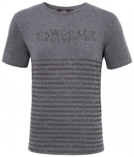 Rawcraft Reeder T-shirt Charcoal - Koszulki - T-shirty meskie Duże Rozmiary - 2XL-14XL