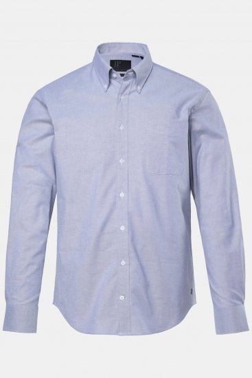 JP1880 Oxford Shirt Flexnamic Long Sleeve Grey - Koszule - Koszule 2XL-10XL