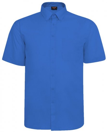 Espionage SH149 niebieska koszula z krótkim rękawem - Koszule - Koszule 2XL-10XL