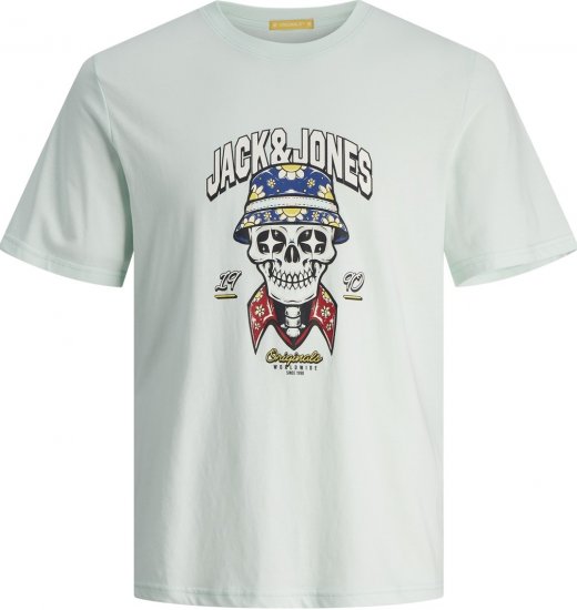 Jack & Jones JORCOCONUT T-shirt Skylight - Koszulki - T-shirty meskie Duże Rozmiary - 2XL-14XL