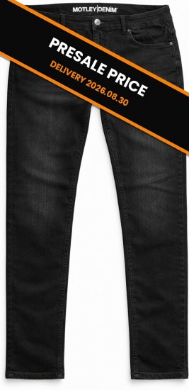 Motley Denim Soho 5-Pocket Jeans Black - Dżinsy & spodnie - Dżinsy i Spodnie - W40-W70